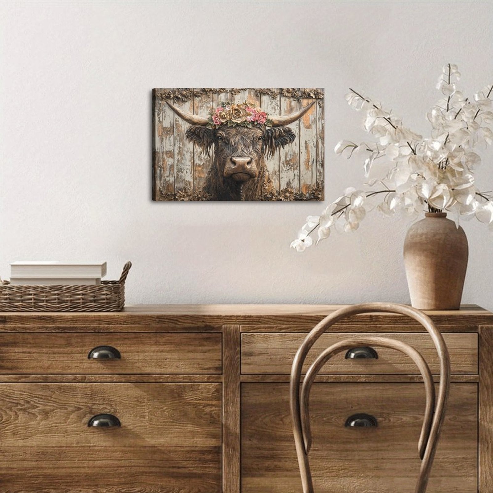 A Little Wonder — Oresh textured canvas print detail