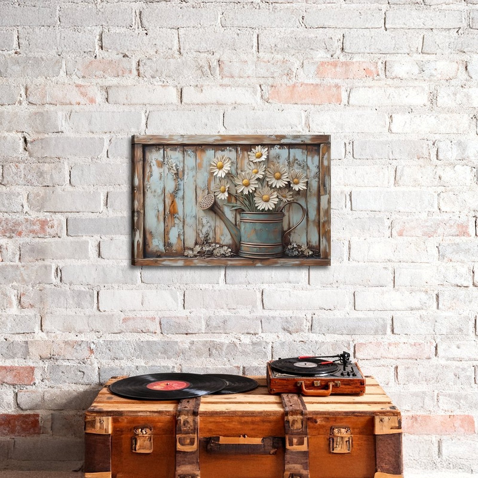 Quiet Orbit — Oresh textured canvas print detail