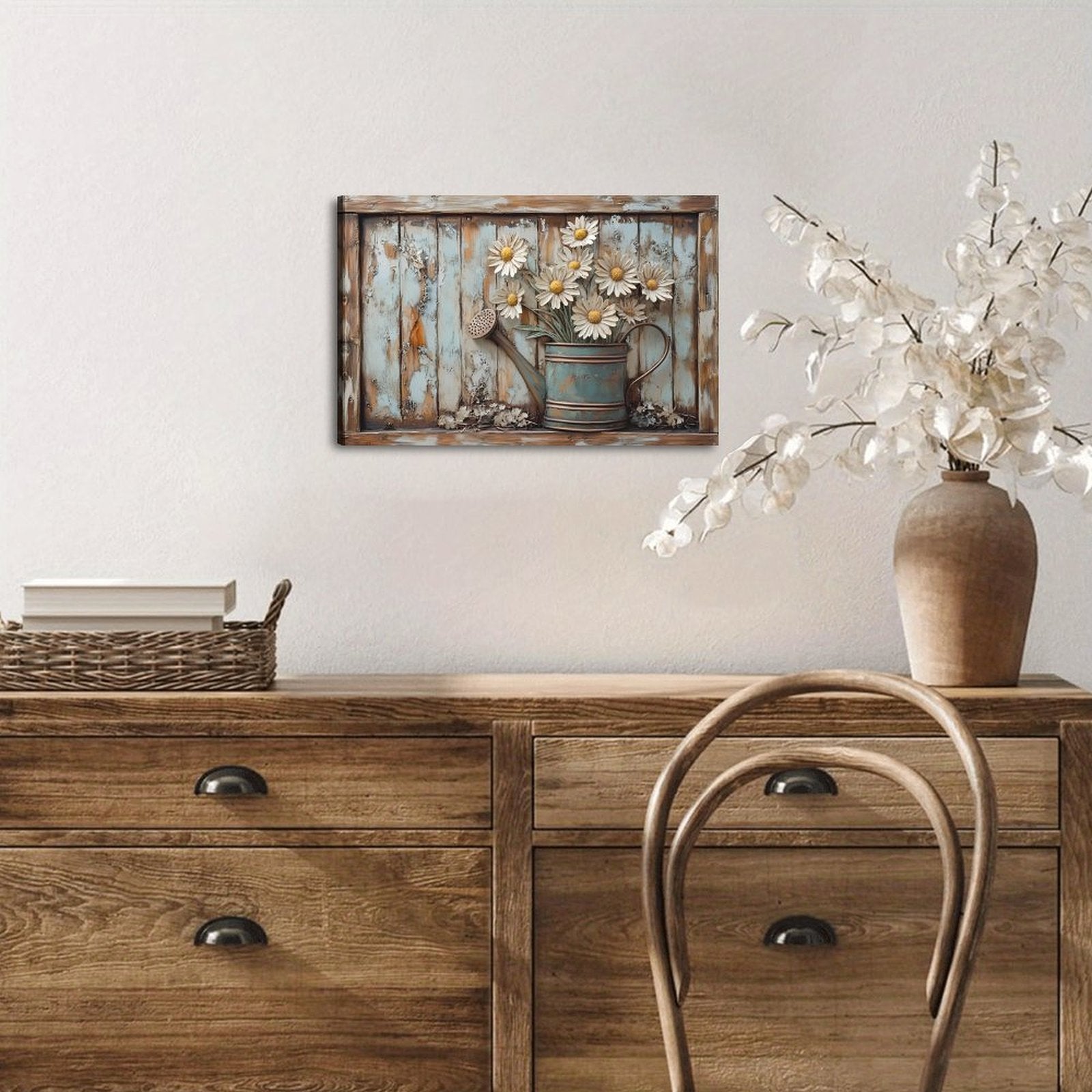 Quiet Orbit — Oresh textured canvas print detail