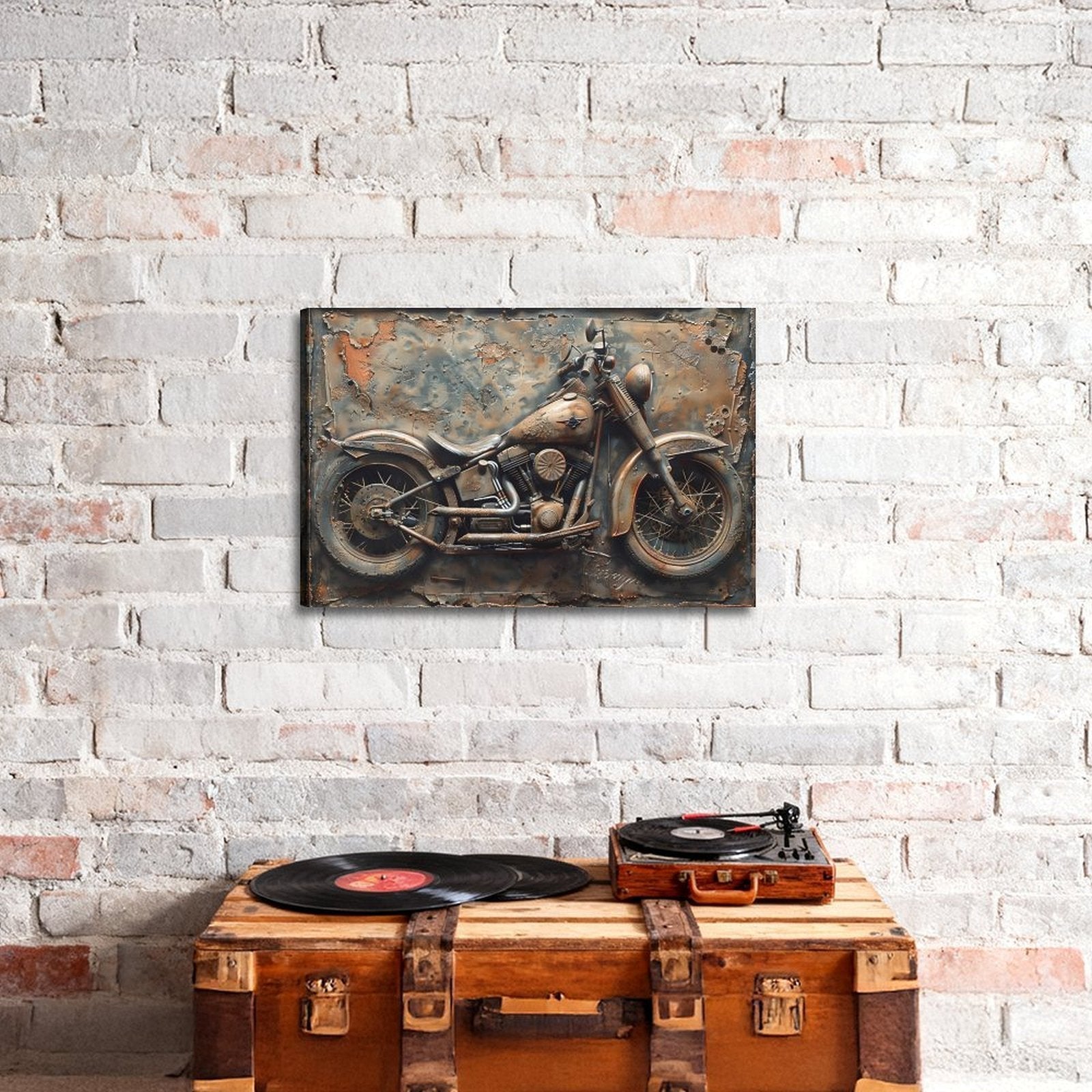 Wild Bloom — Oresh textured canvas print detail