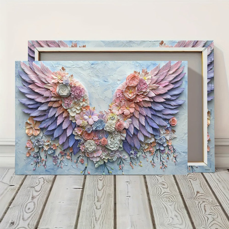Pastel Wings — Oresh textured canvas print