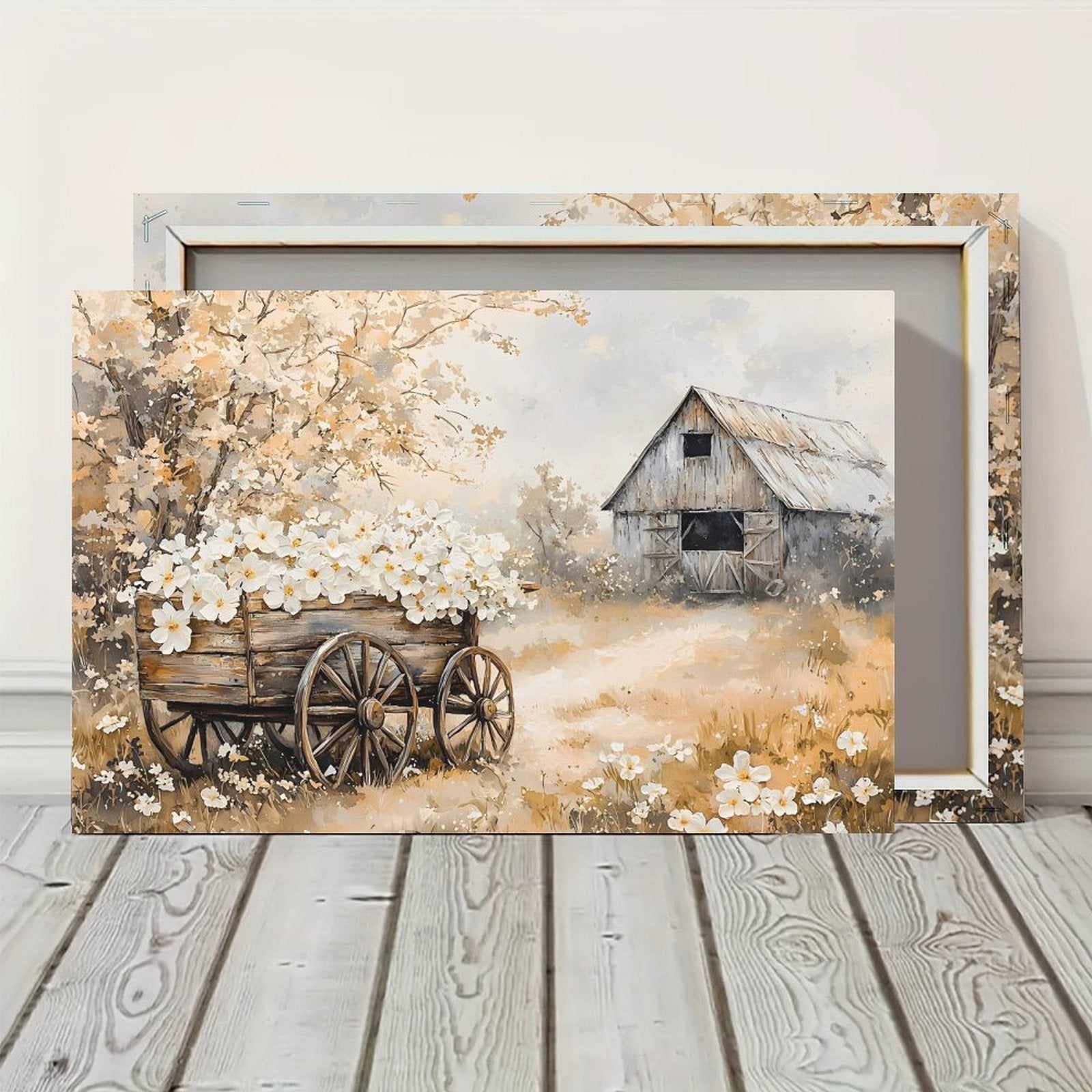 Night Bloom — Oresh textured canvas print