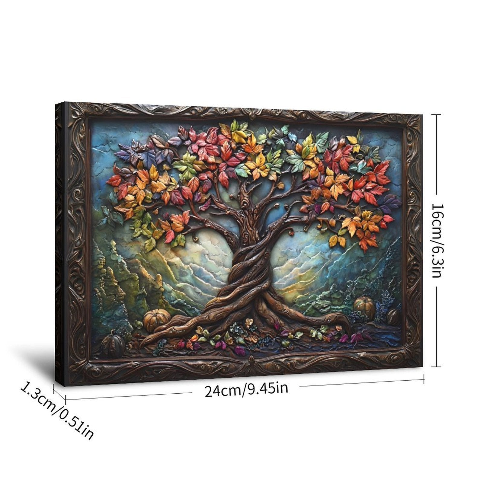 The Keepsakes — Oresh textured canvas print detail