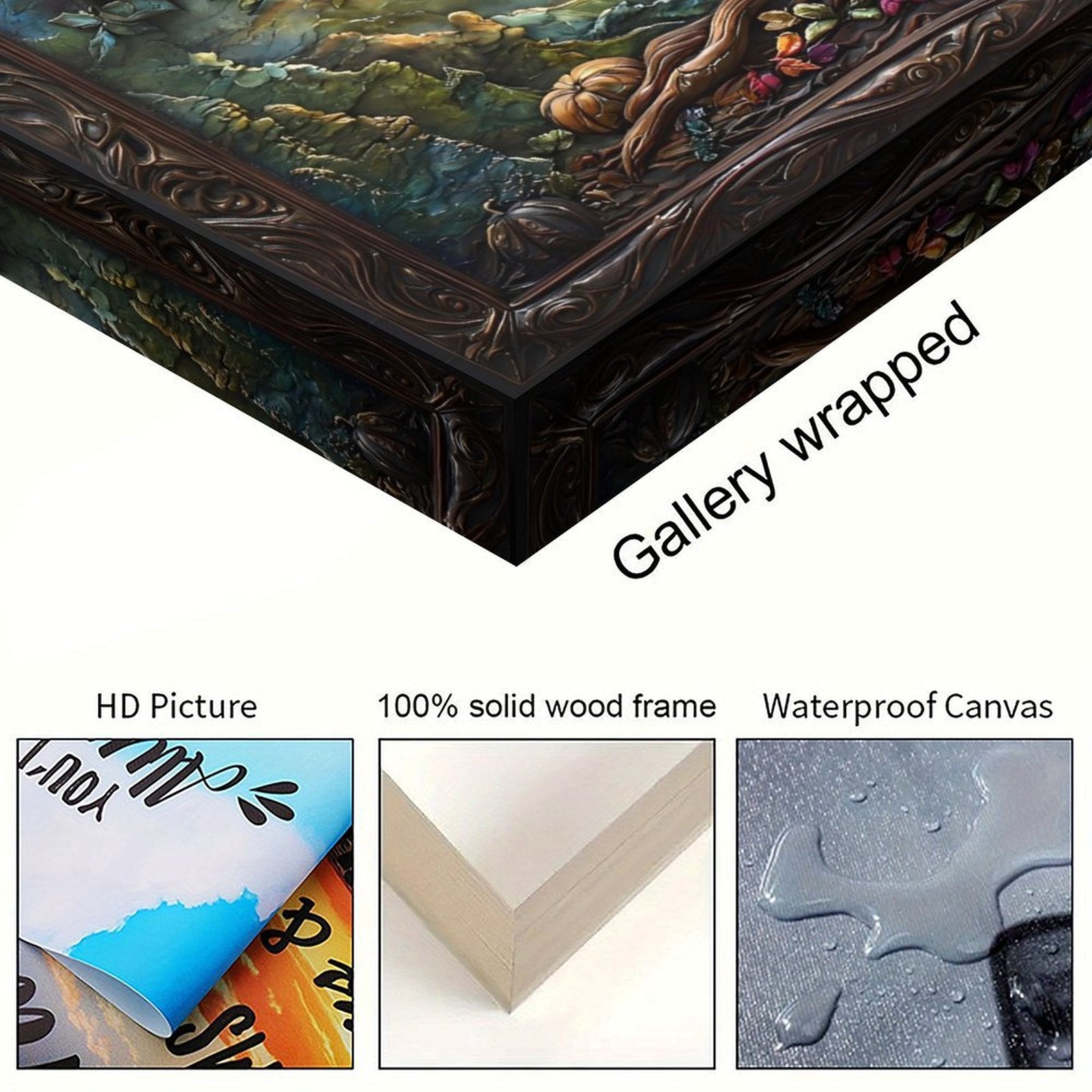 The Keepsakes — Oresh textured canvas print detail