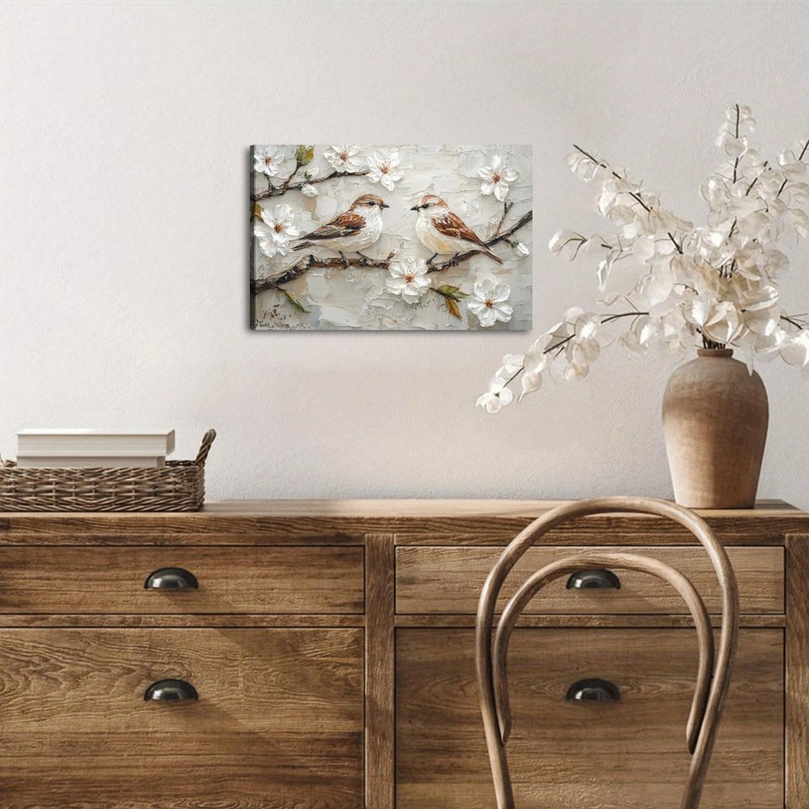 The Green Room — Oresh textured canvas print detail