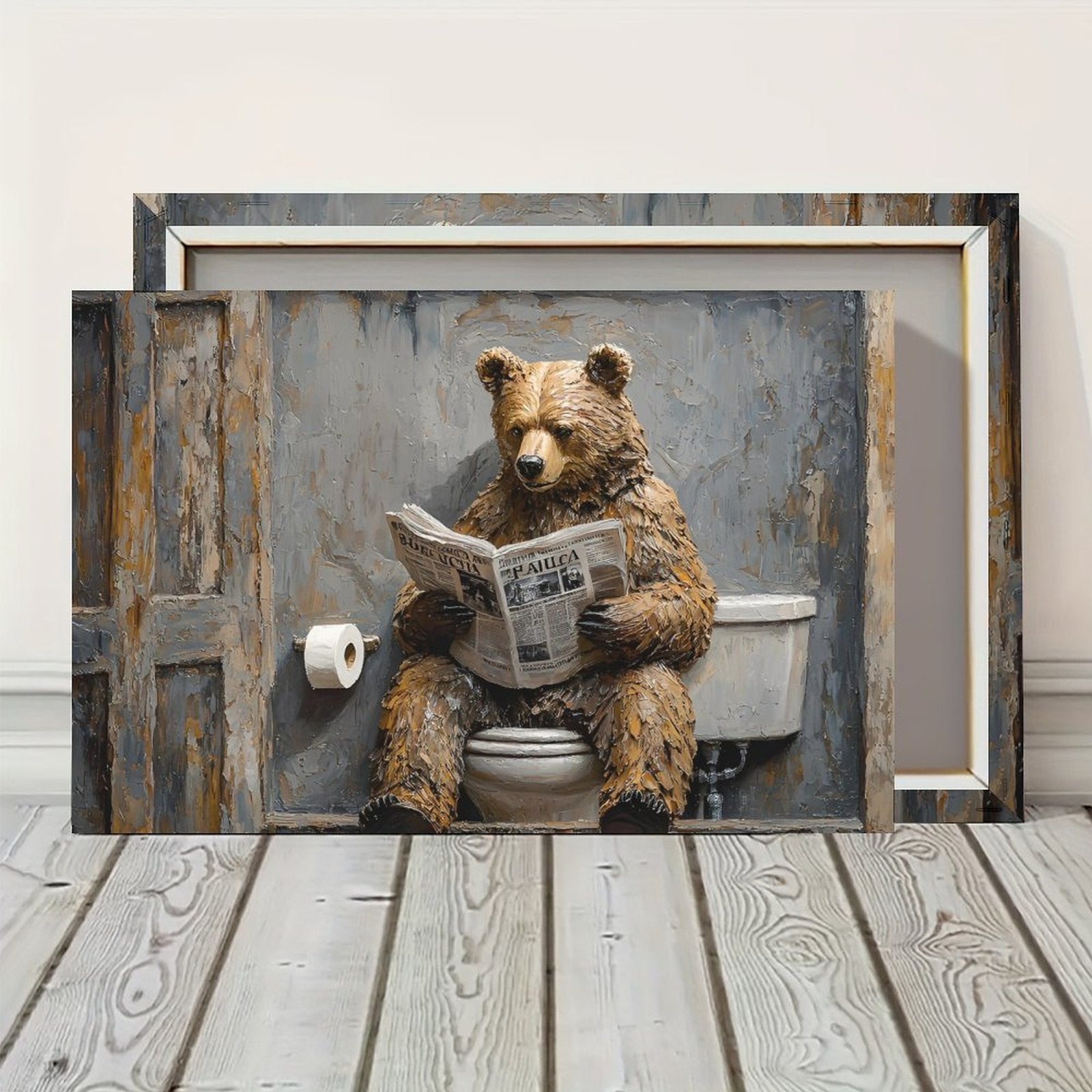 The Garden Party — Oresh textured canvas print