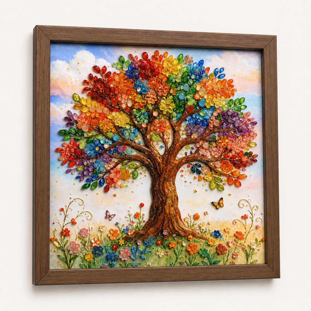 Tree of Life shown with Oresh transparent raised UV relief