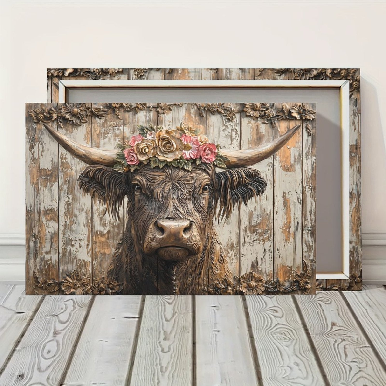 Oresh textured canvas artwork